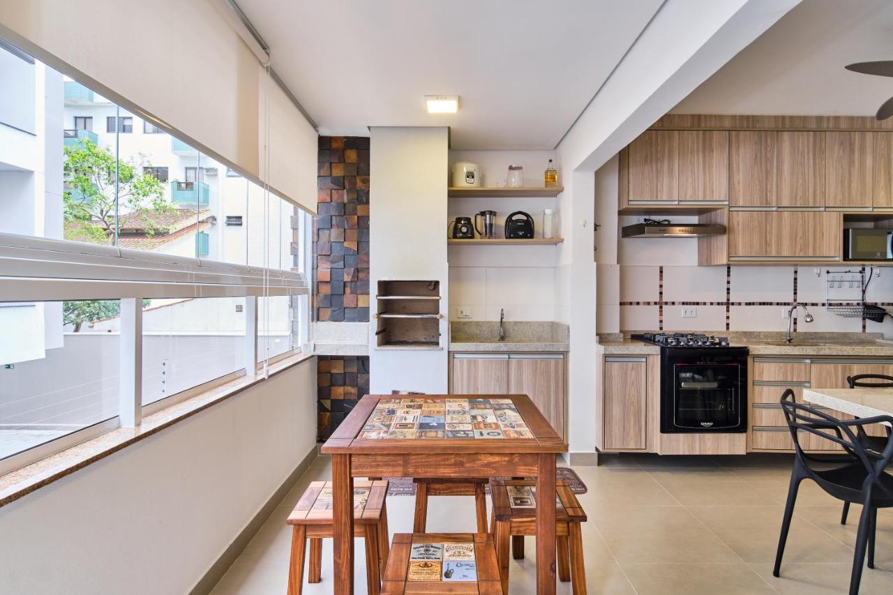 Orla Ubatuba 300 Metros - Ar Condicionado, Varanda Gourmet 외부 사진